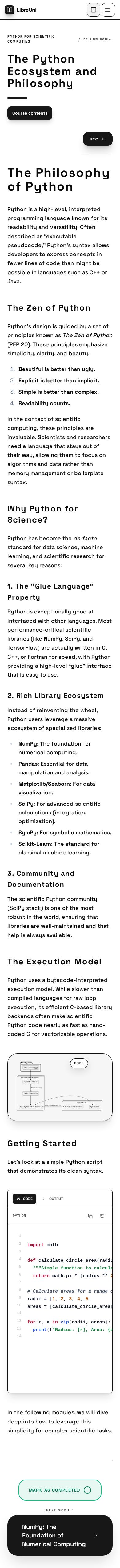 Python Lesson (Monochrome Light) mobile screenshot